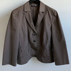 Brown Blazer with shine